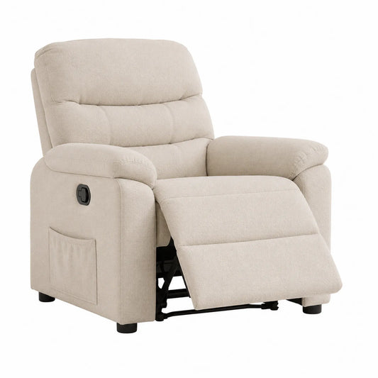 Relaxsessel Stoff Beige 100x85x105cm